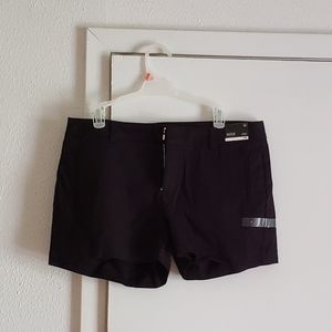 A.N.A. Black Twill Shorts
